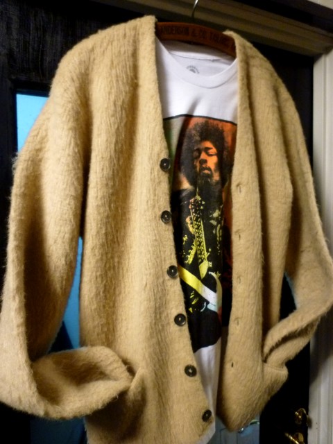 REVERE mohair cardigan: STEAL blog